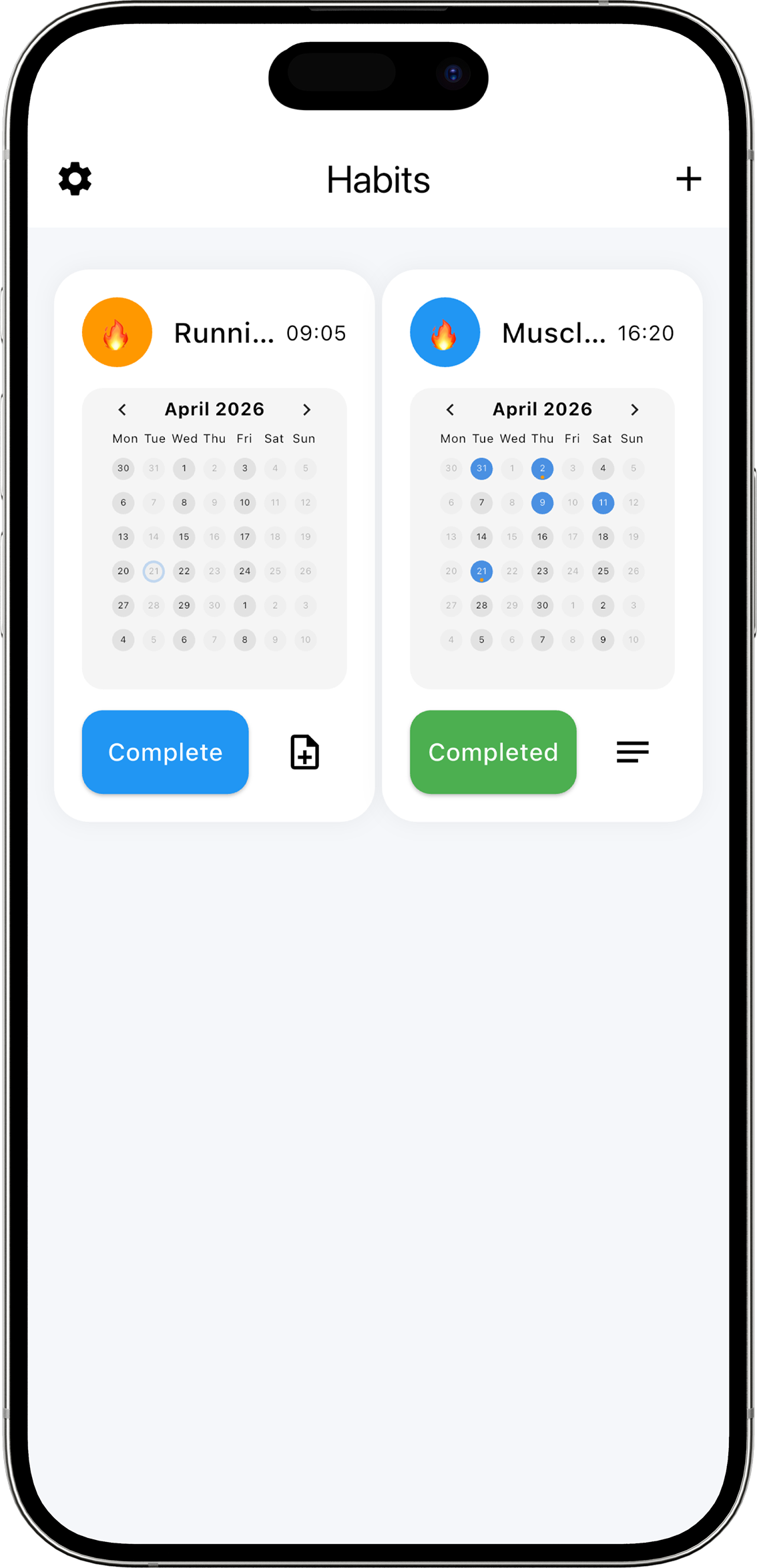Track your habits